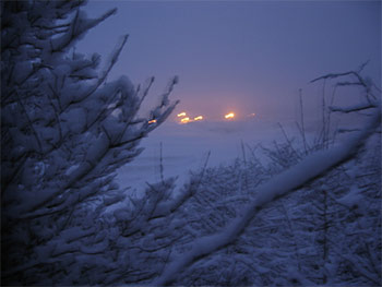Kensworth Quarry, Beds, captured on a snowy morning by Jenny Angliss