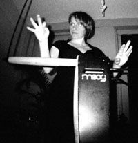 Sarah Angliss (Spacedog) on theremin