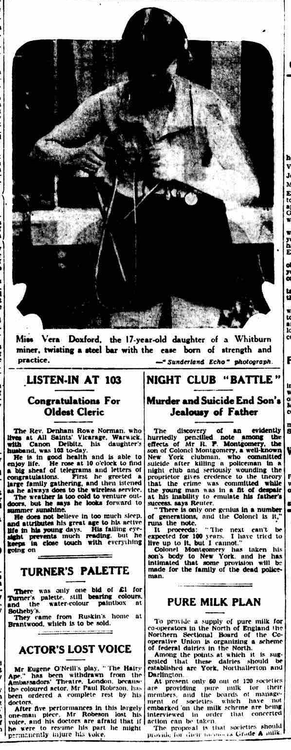 Sunderland Daily Echo and Shipping Gazette, Tuesday 19 May 1931