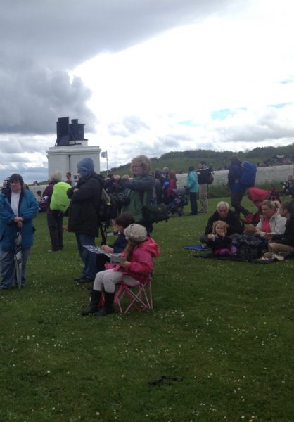 Waiting for the Foghorn Requieum to start, Souter, 22 June 2013